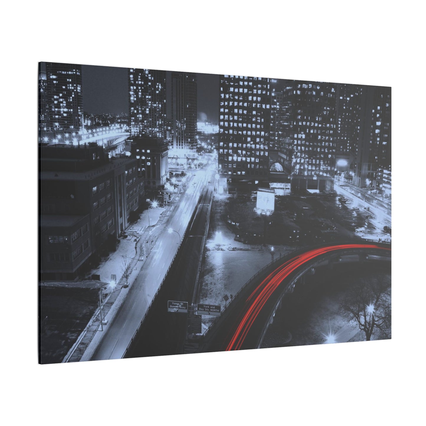 Toronto Nights Matte Canvas, Stretched, 0.75" Wall Art
