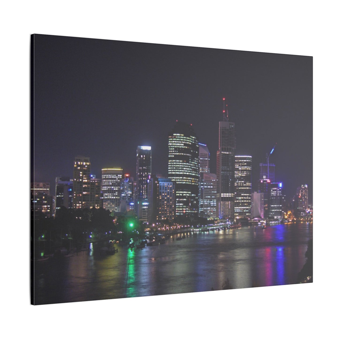 Kangaroo Point Cliffs, Brisbane Matte Canvas, Stretched, 0.75" Wall Art