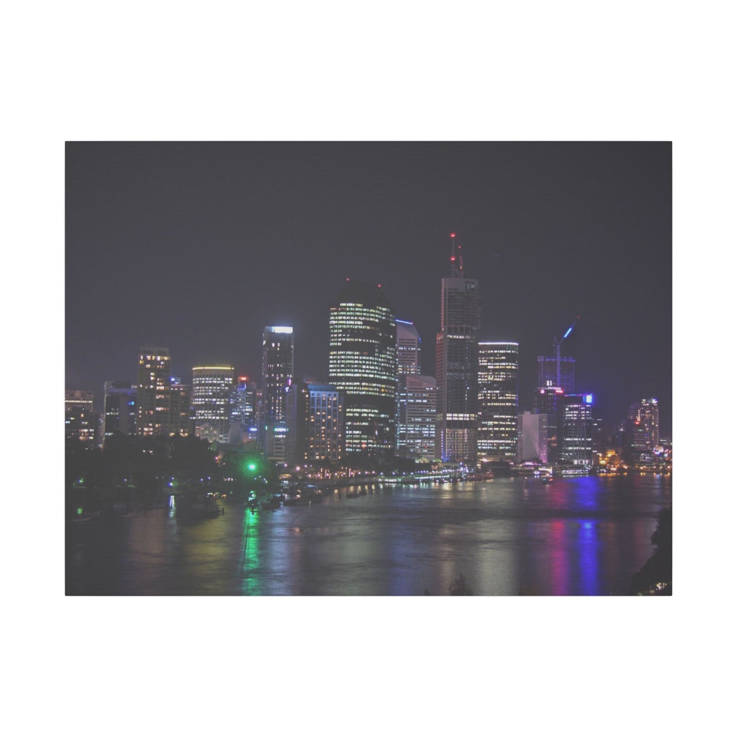 Kangaroo Point Cliffs, Brisbane Matte Canvas, Stretched, 0.75" Wall Art