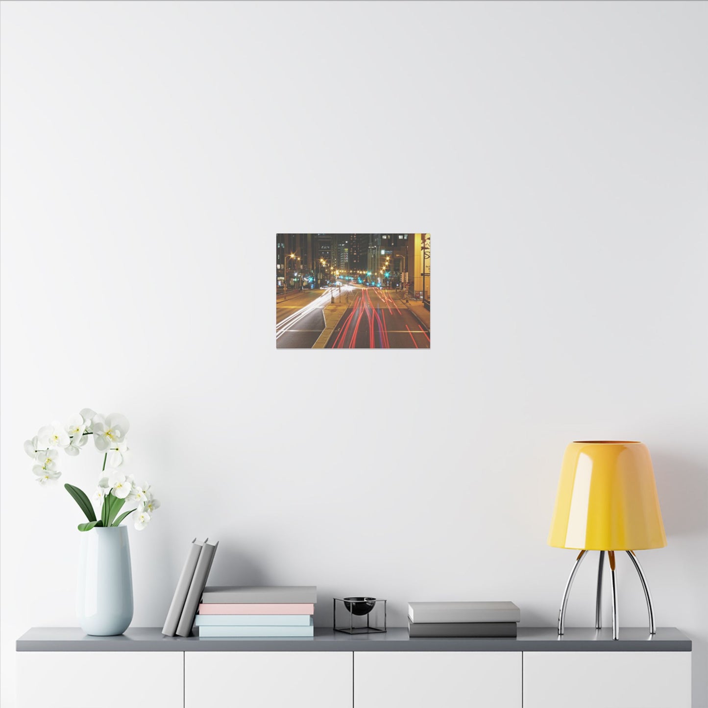 Chicago Nights Matte Canvas, Stretched, 0.75" Wall Art