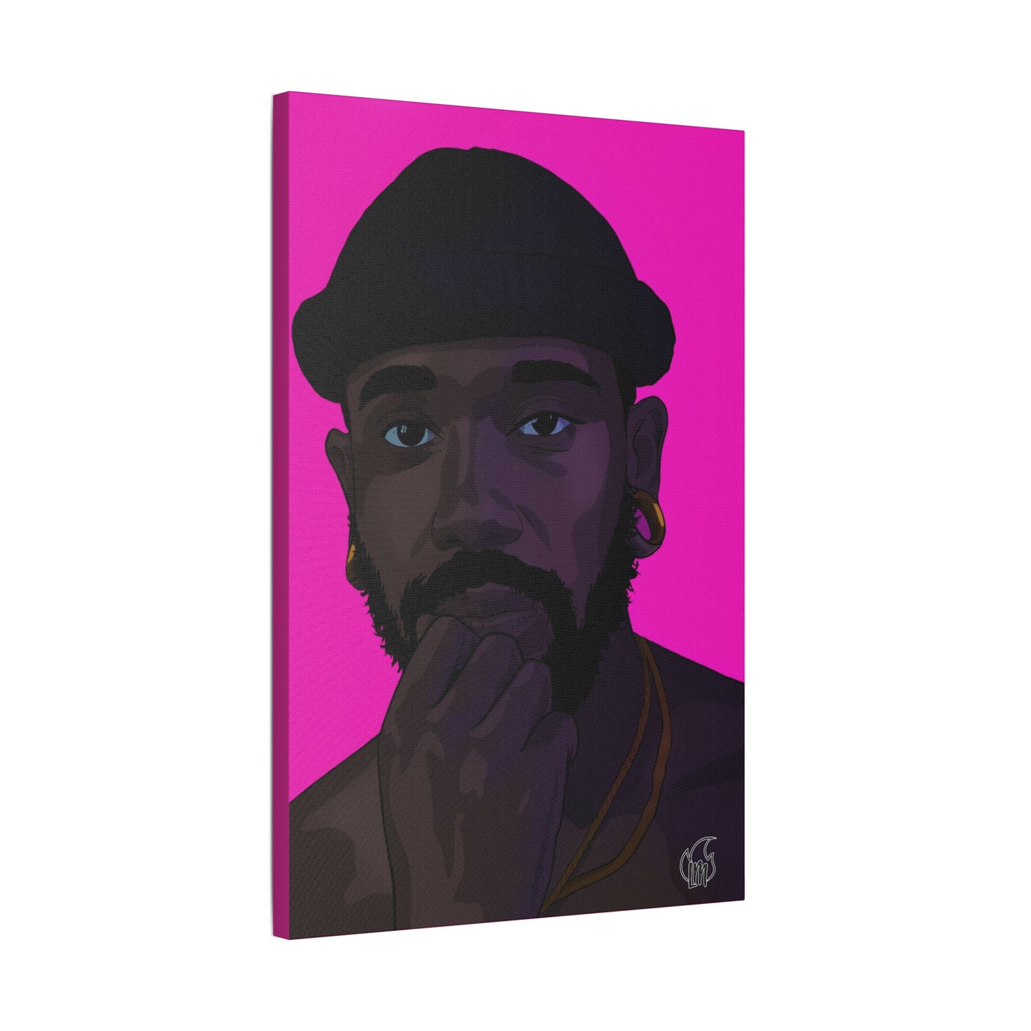 Markus Prime Portrait Satin Canvas, Stretched