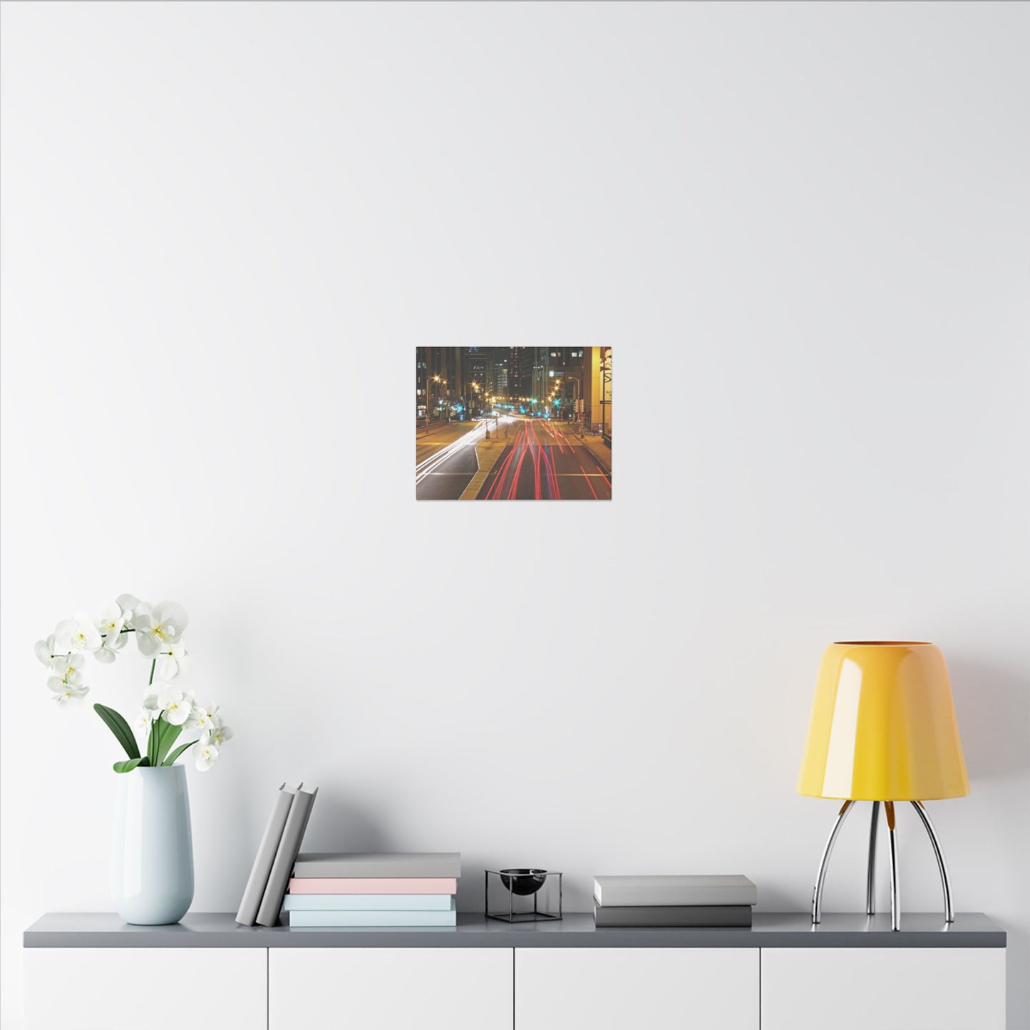 Chicago Nights Matte Canvas, Stretched, 0.75" Wall Art
