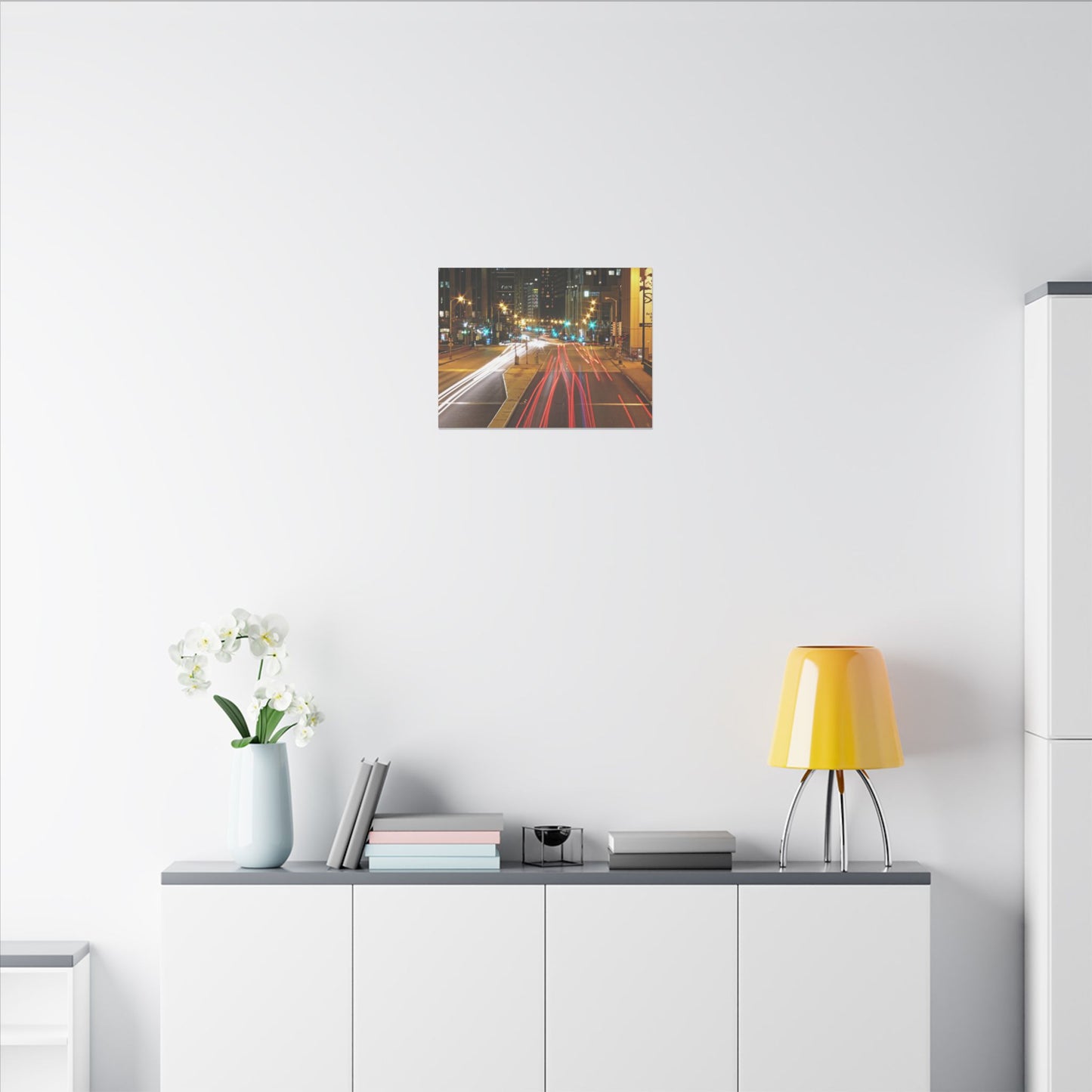 Chicago Nights Matte Canvas, Stretched, 0.75" Wall Art