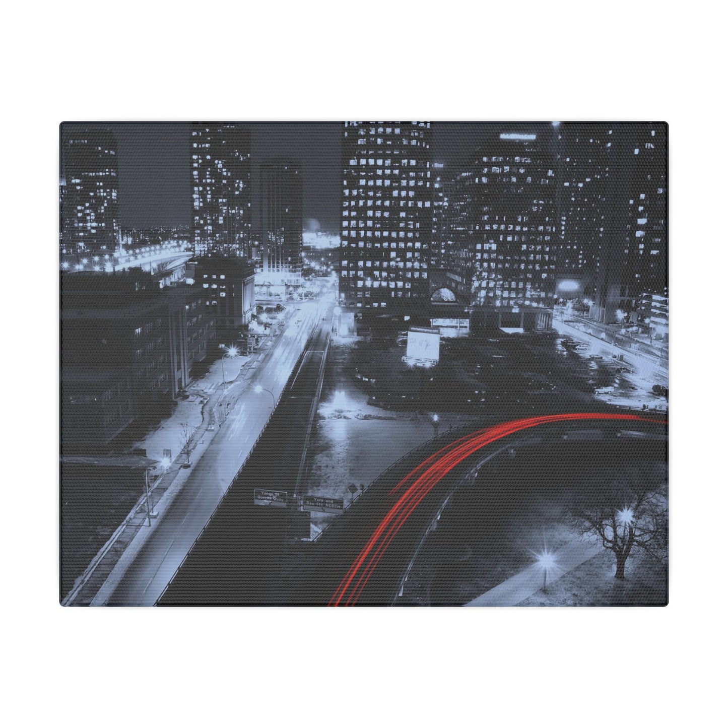 Toronto Nights Matte Canvas, Stretched, 0.75" Wall Art