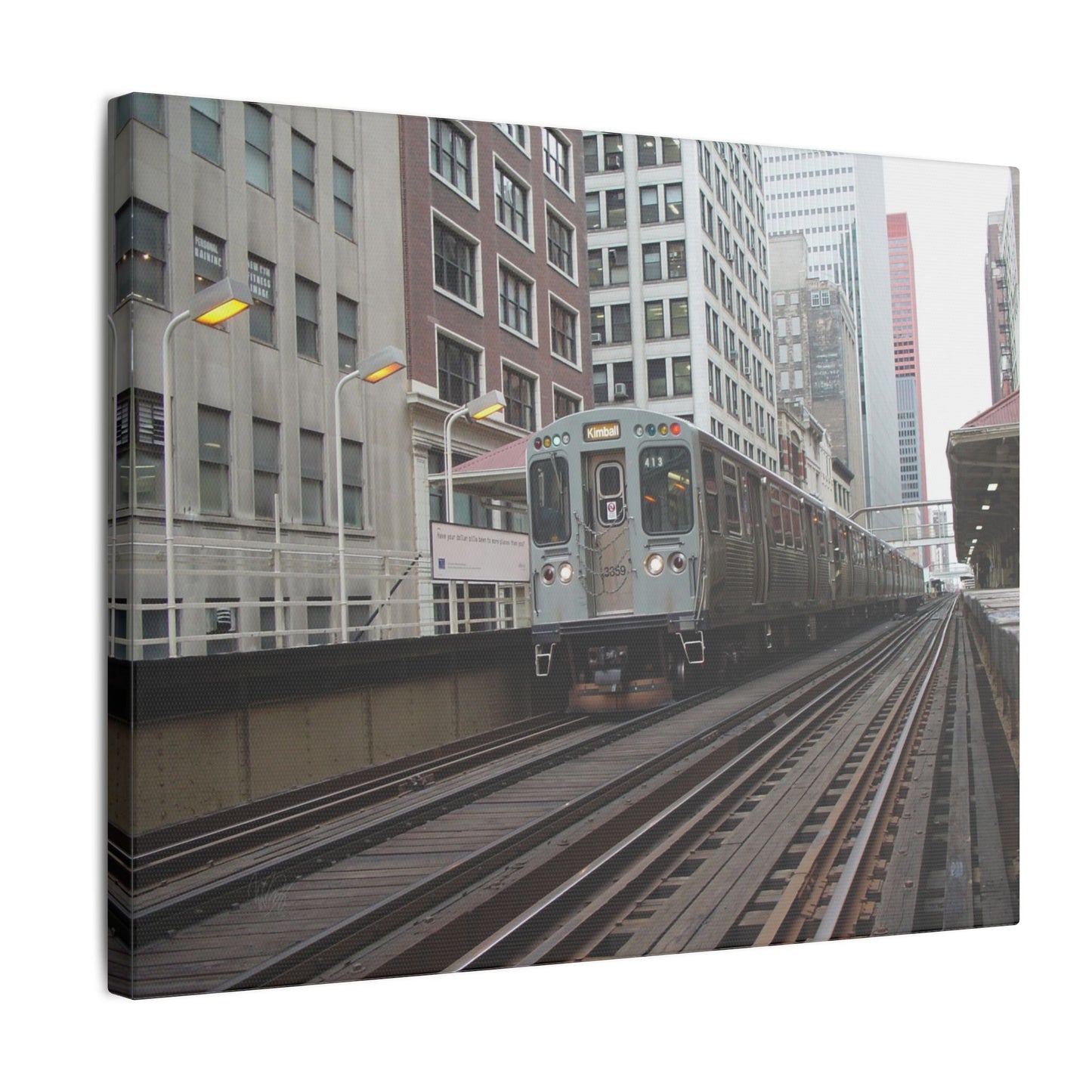 City Transit Matte Canvas, Stretched, 0.75" Wall Art
