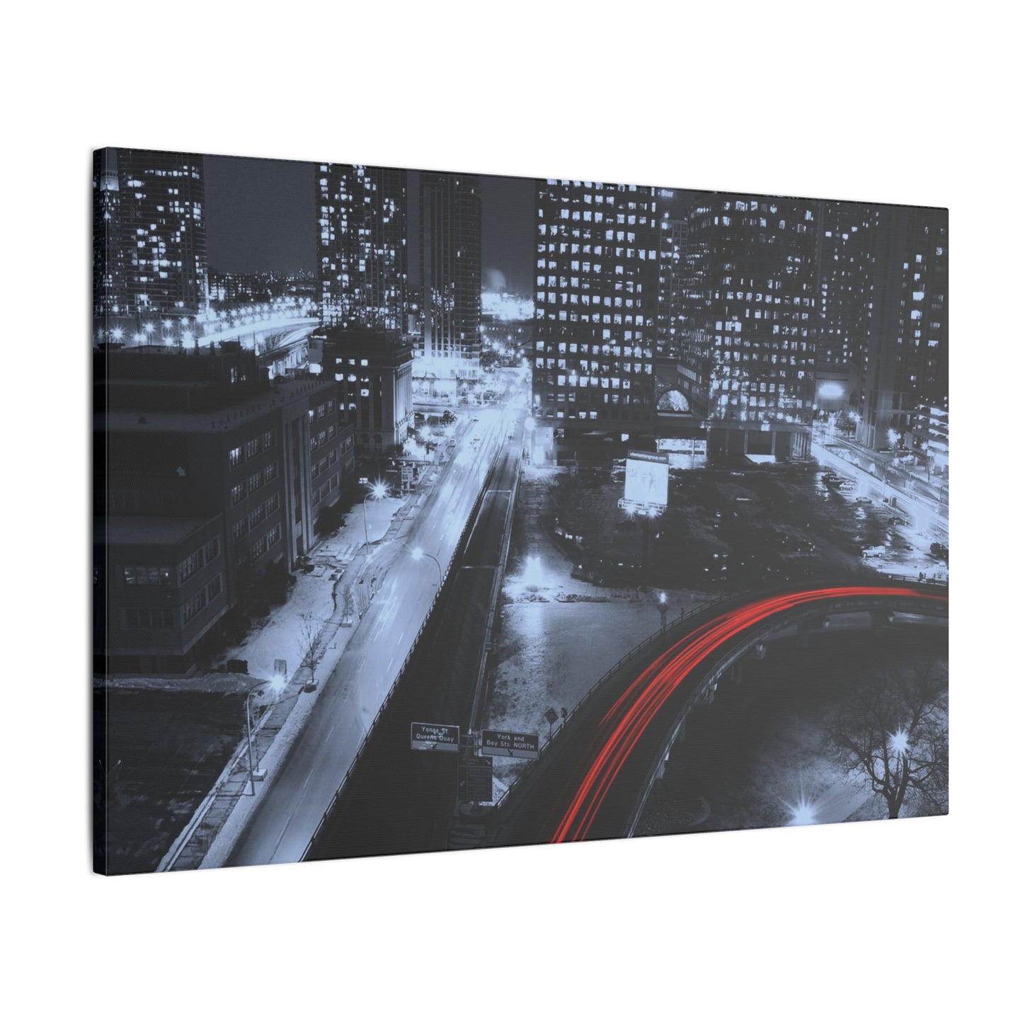 Toronto Nights Matte Canvas, Stretched, 0.75" Wall Art