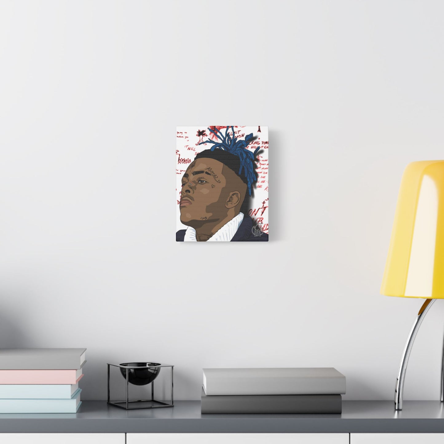 Late Rapper XXX 🕊 RIP Satin Canvas, Stretched