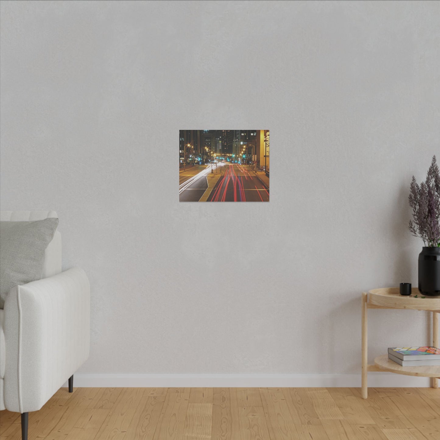 Chicago Nights Matte Canvas, Stretched, 0.75" Wall Art
