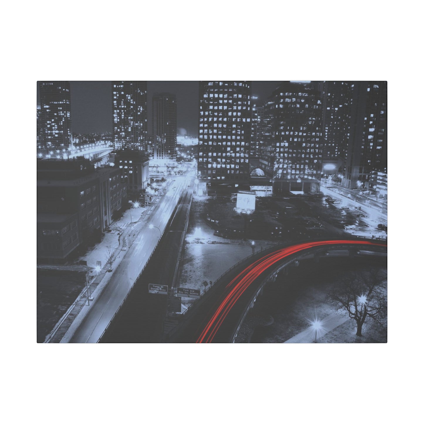 Toronto Nights Matte Canvas, Stretched, 0.75" Wall Art