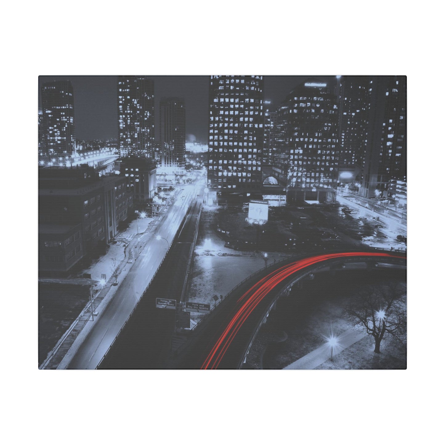Toronto Nights Matte Canvas, Stretched, 0.75" Wall Art