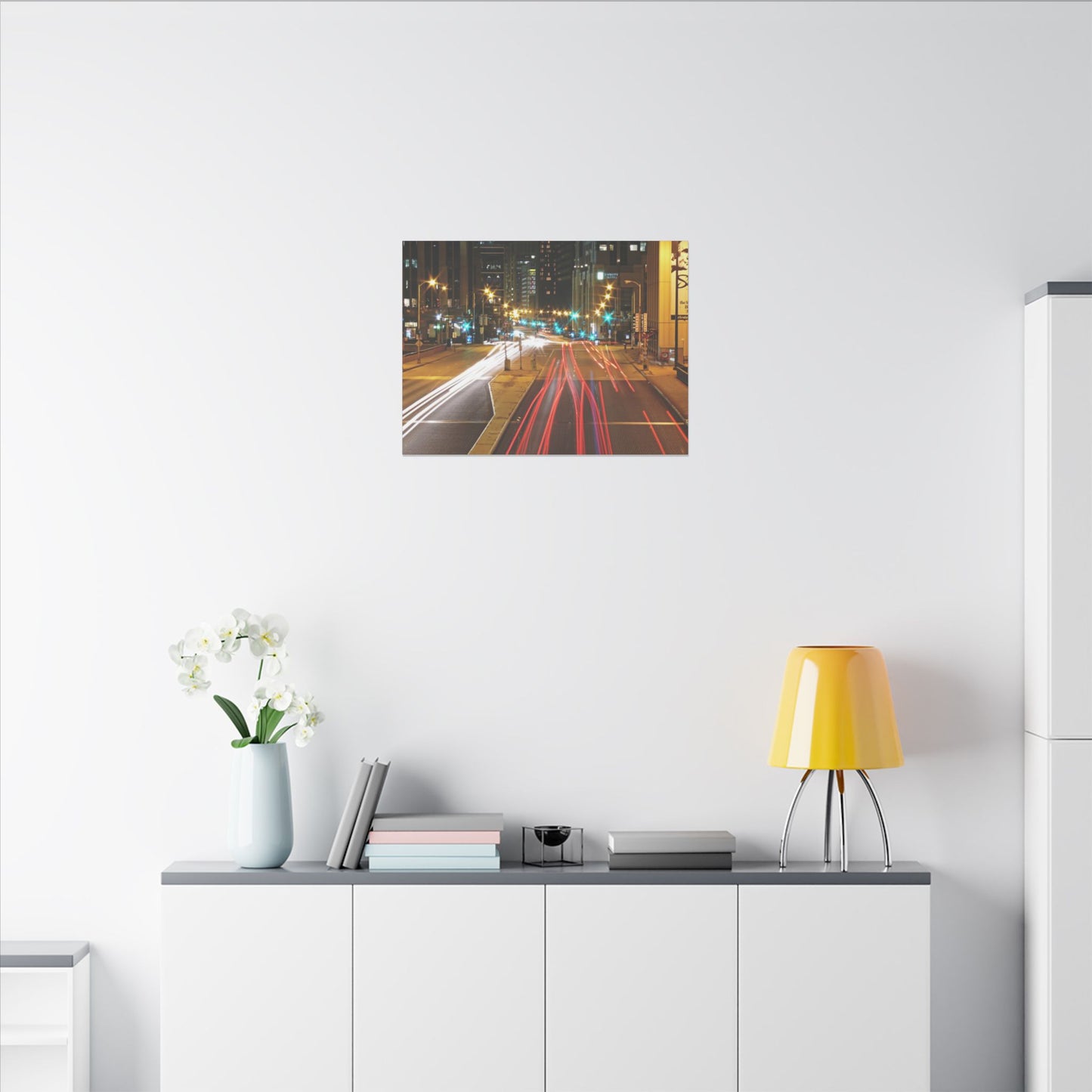 Chicago Nights Matte Canvas, Stretched, 0.75" Wall Art