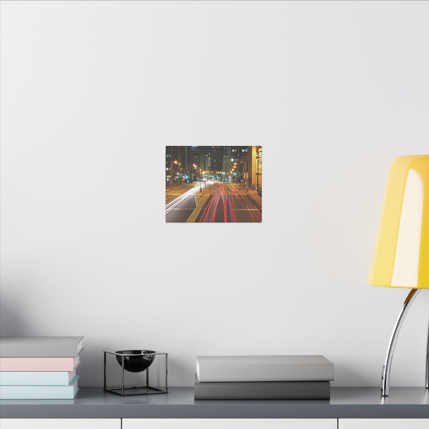 Chicago Nights Matte Canvas, Stretched, 0.75" Wall Art