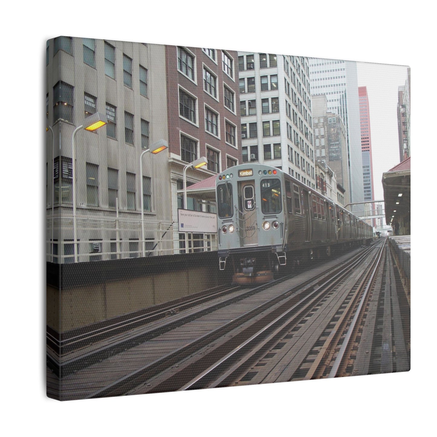 City Transit Matte Canvas, Stretched, 0.75" Wall Art
