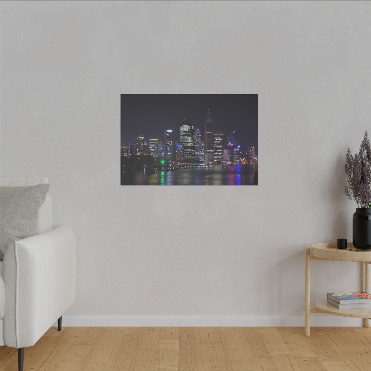 Kangaroo Point Cliffs, Brisbane Matte Canvas, Stretched, 0.75" Wall Art