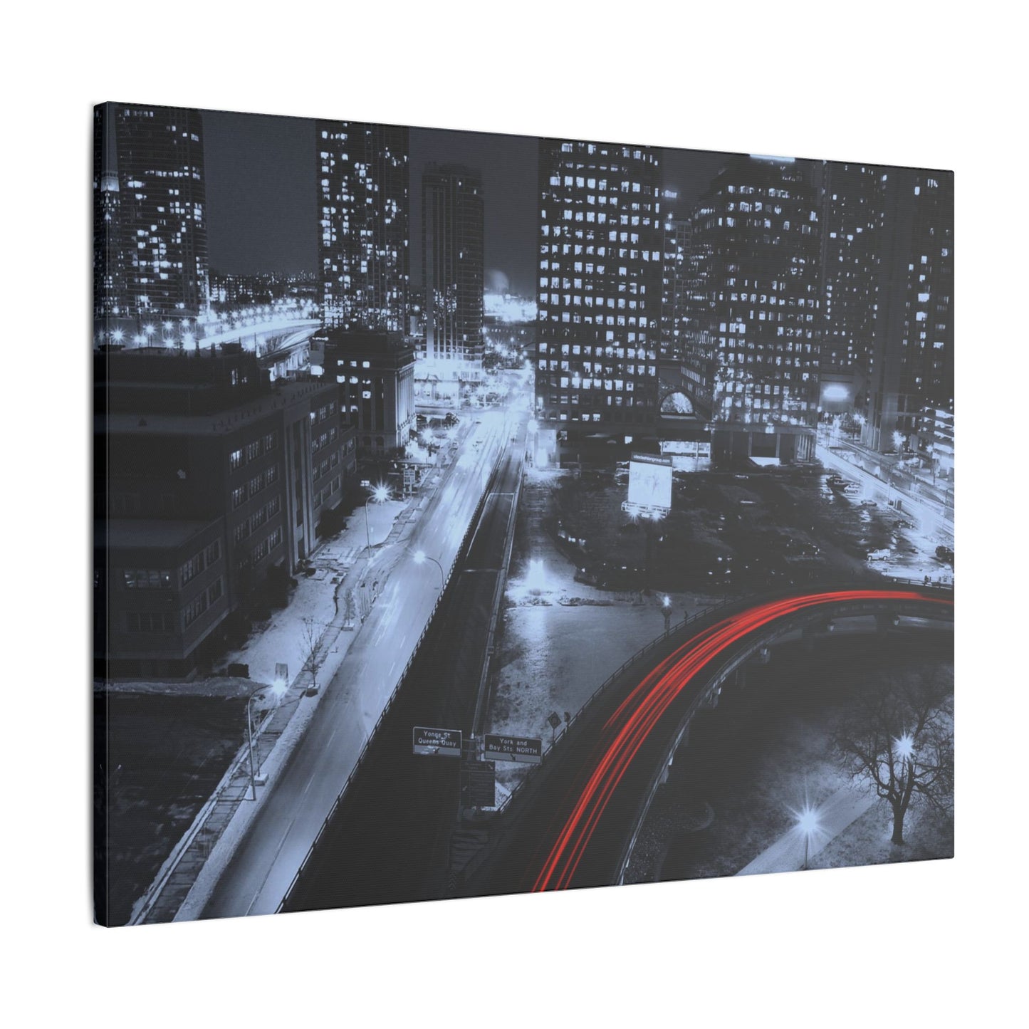Toronto Nights Matte Canvas, Stretched, 0.75" Wall Art