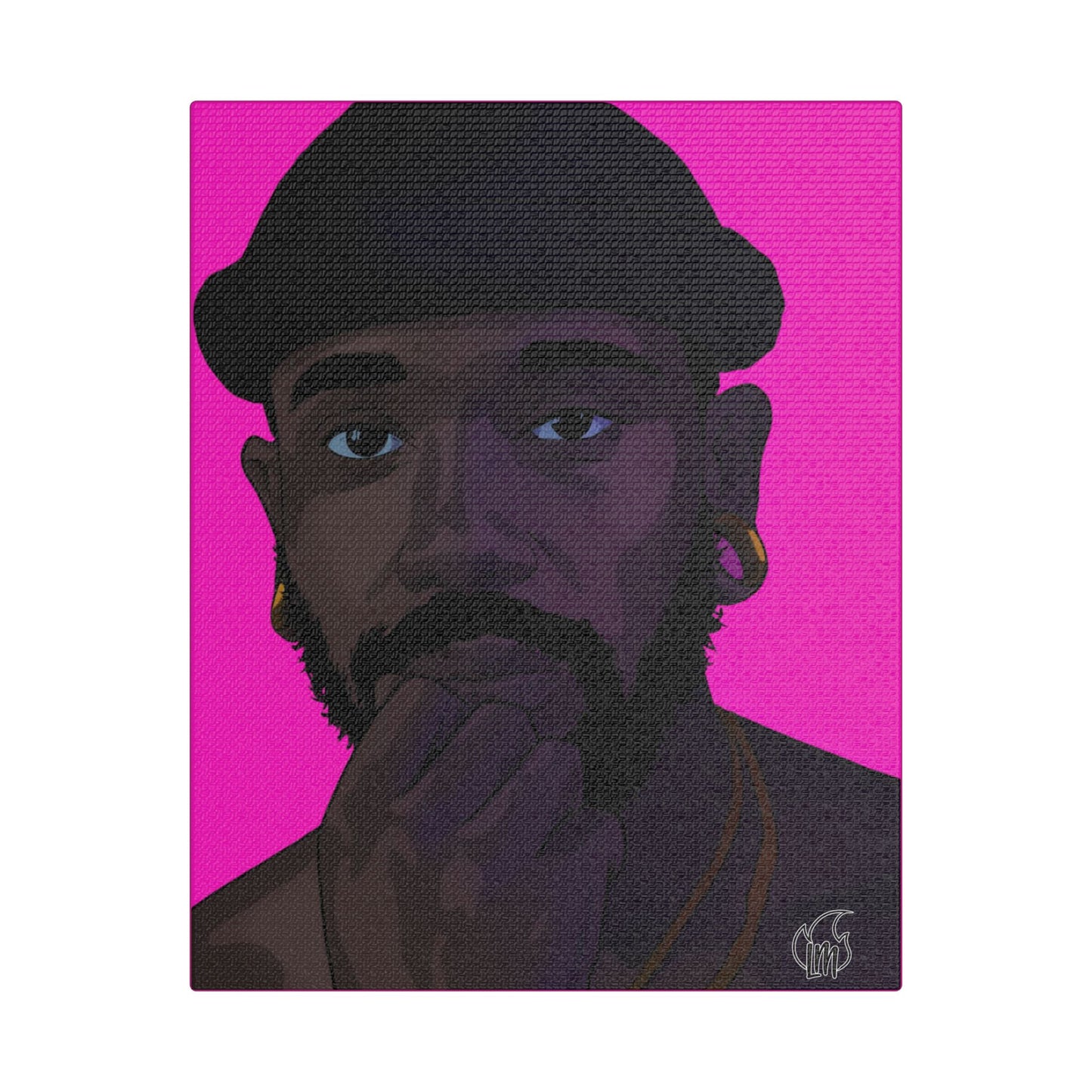 Markus Prime Portrait Satin Canvas, Stretched