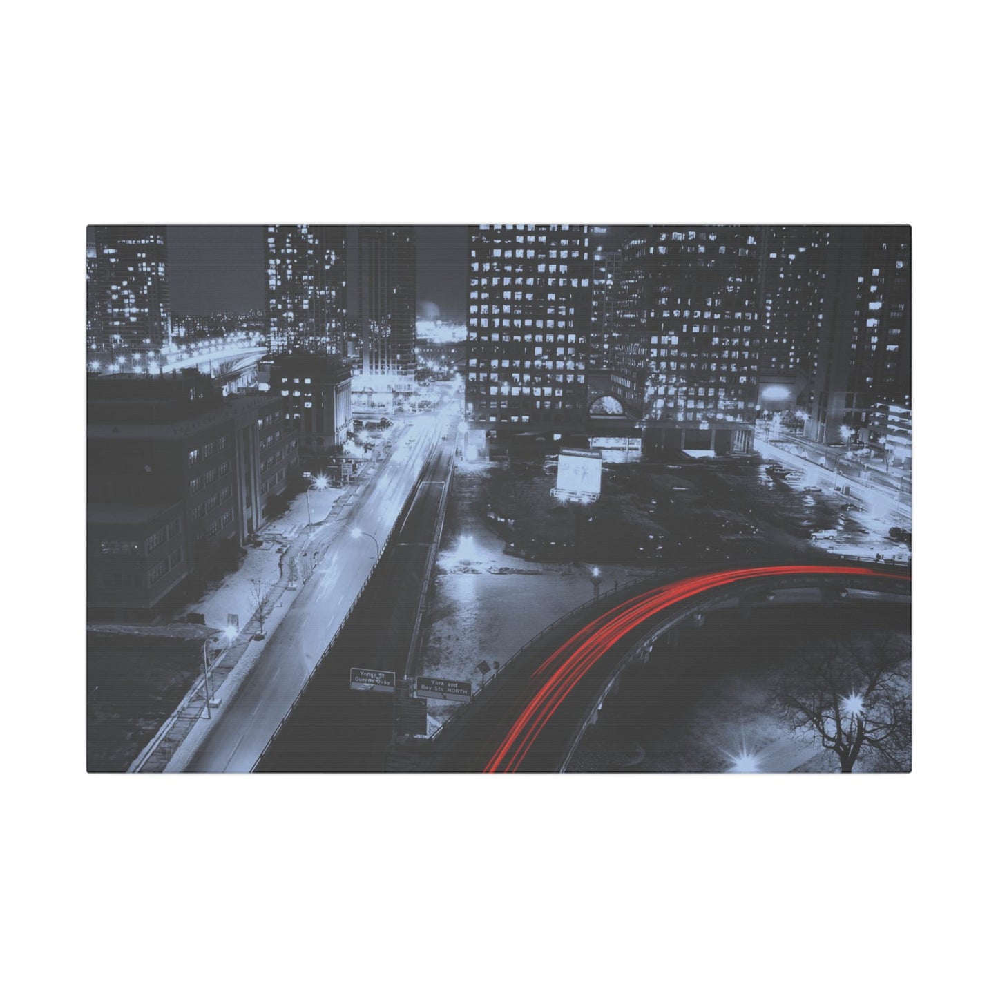Toronto Nights Matte Canvas, Stretched, 0.75" Wall Art