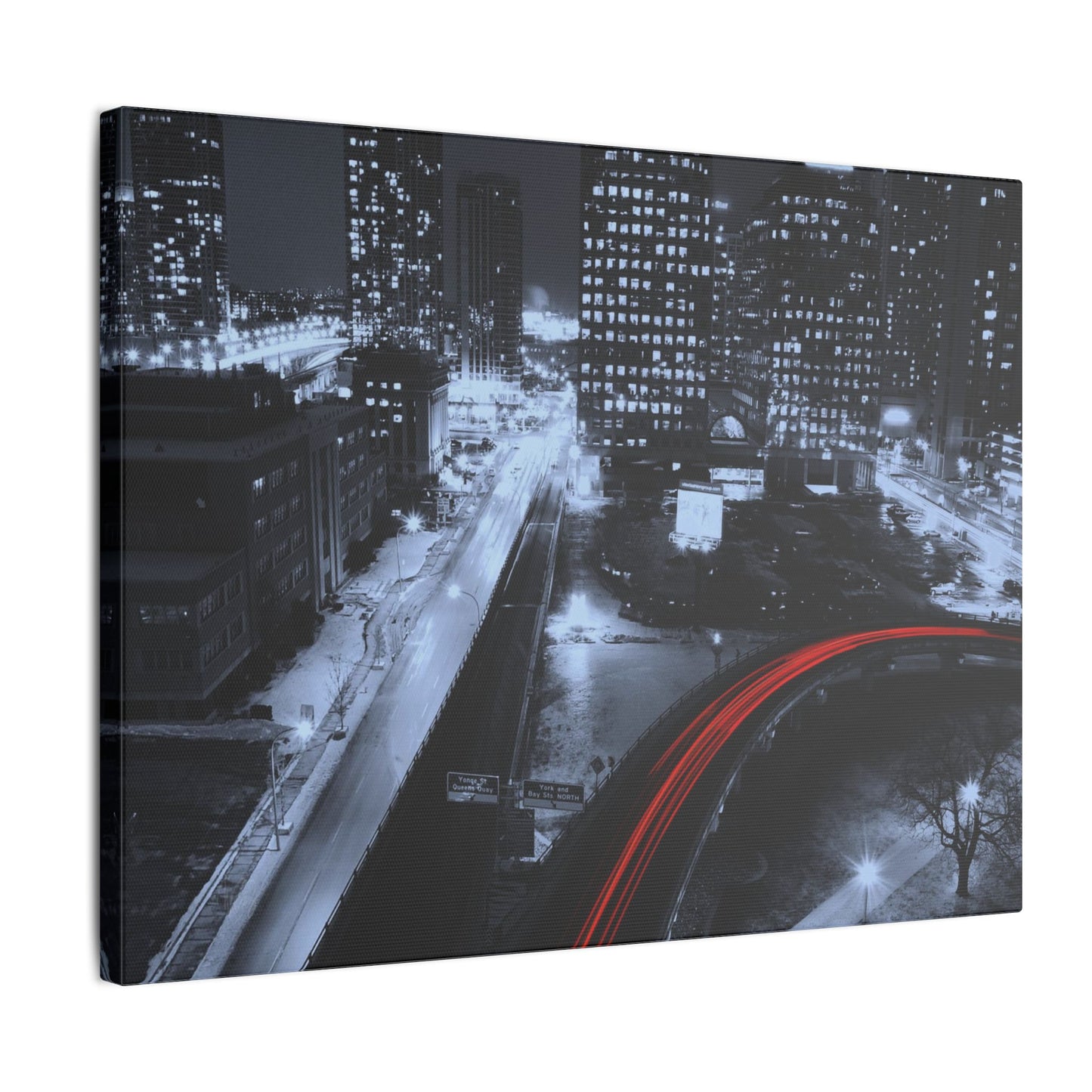 Toronto Nights Matte Canvas, Stretched, 0.75" Wall Art