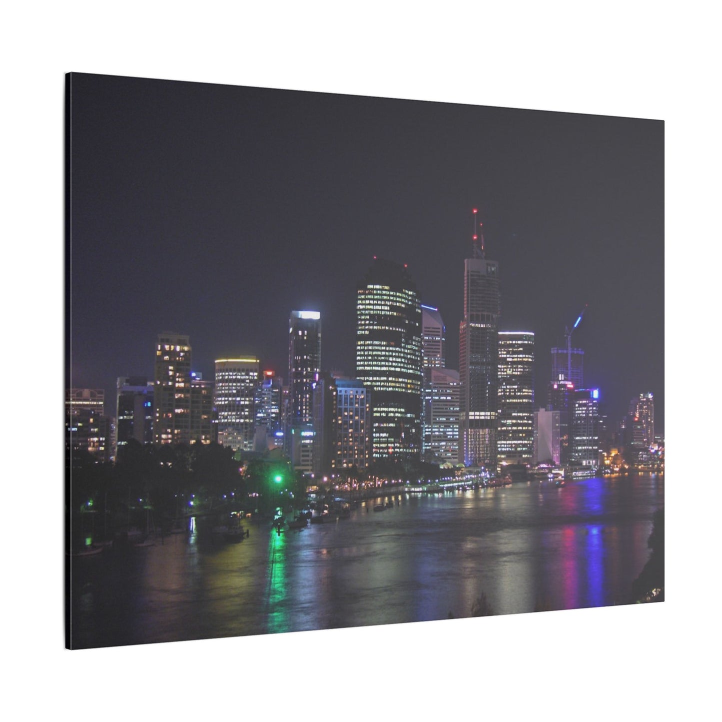 Kangaroo Point Cliffs, Brisbane Matte Canvas, Stretched, 0.75" Wall Art