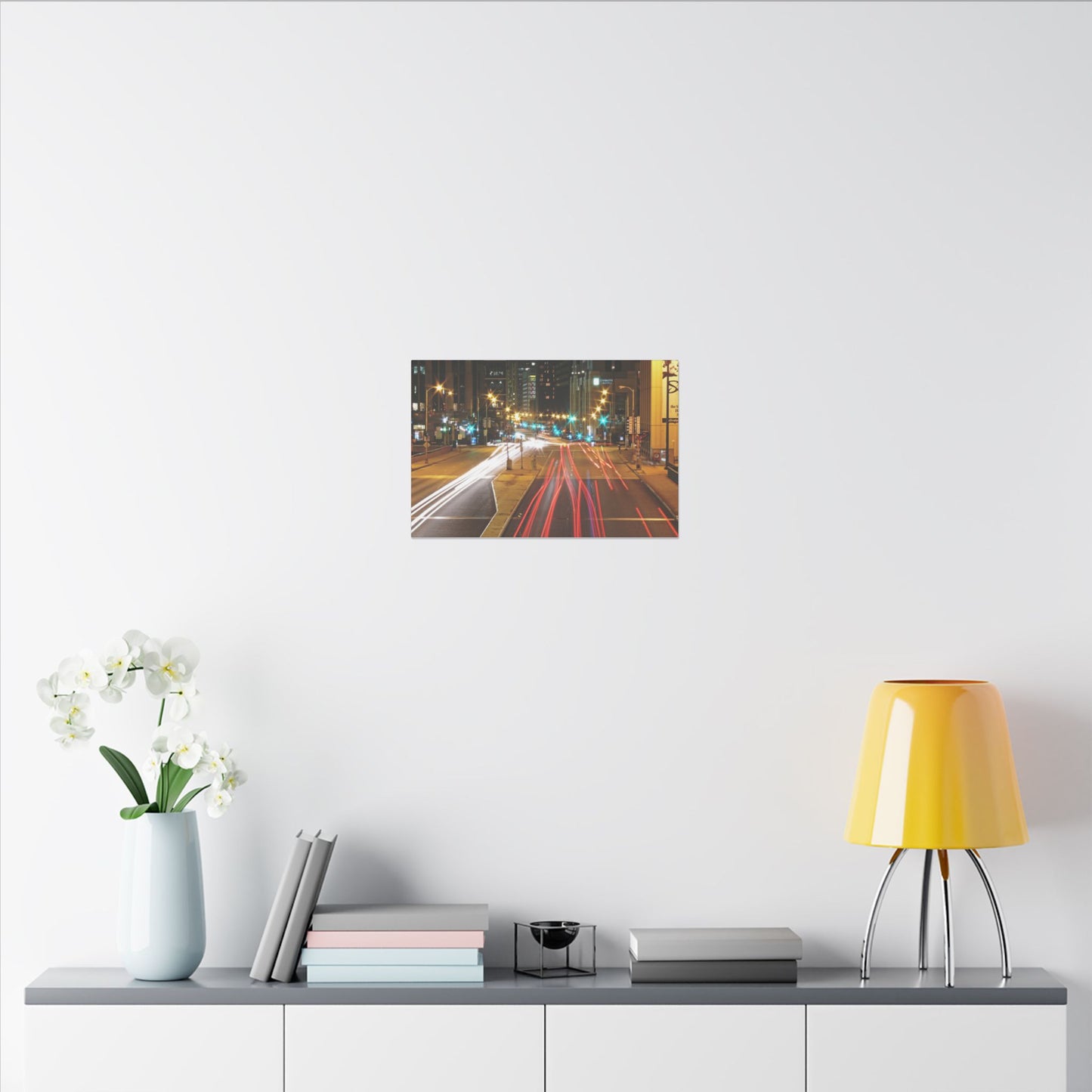 Chicago Nights Matte Canvas, Stretched, 0.75" Wall Art