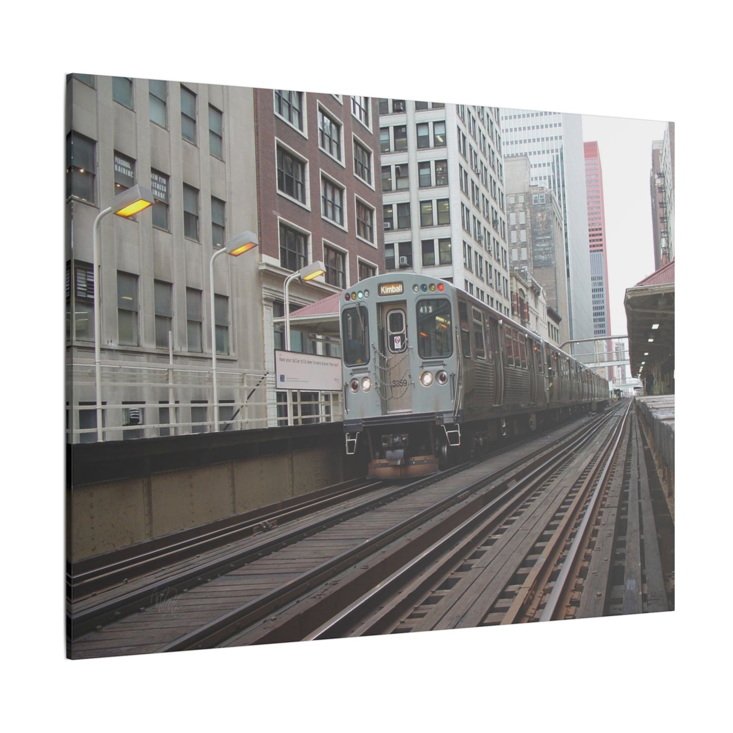City Transit Matte Canvas, Stretched, 0.75" Wall Art