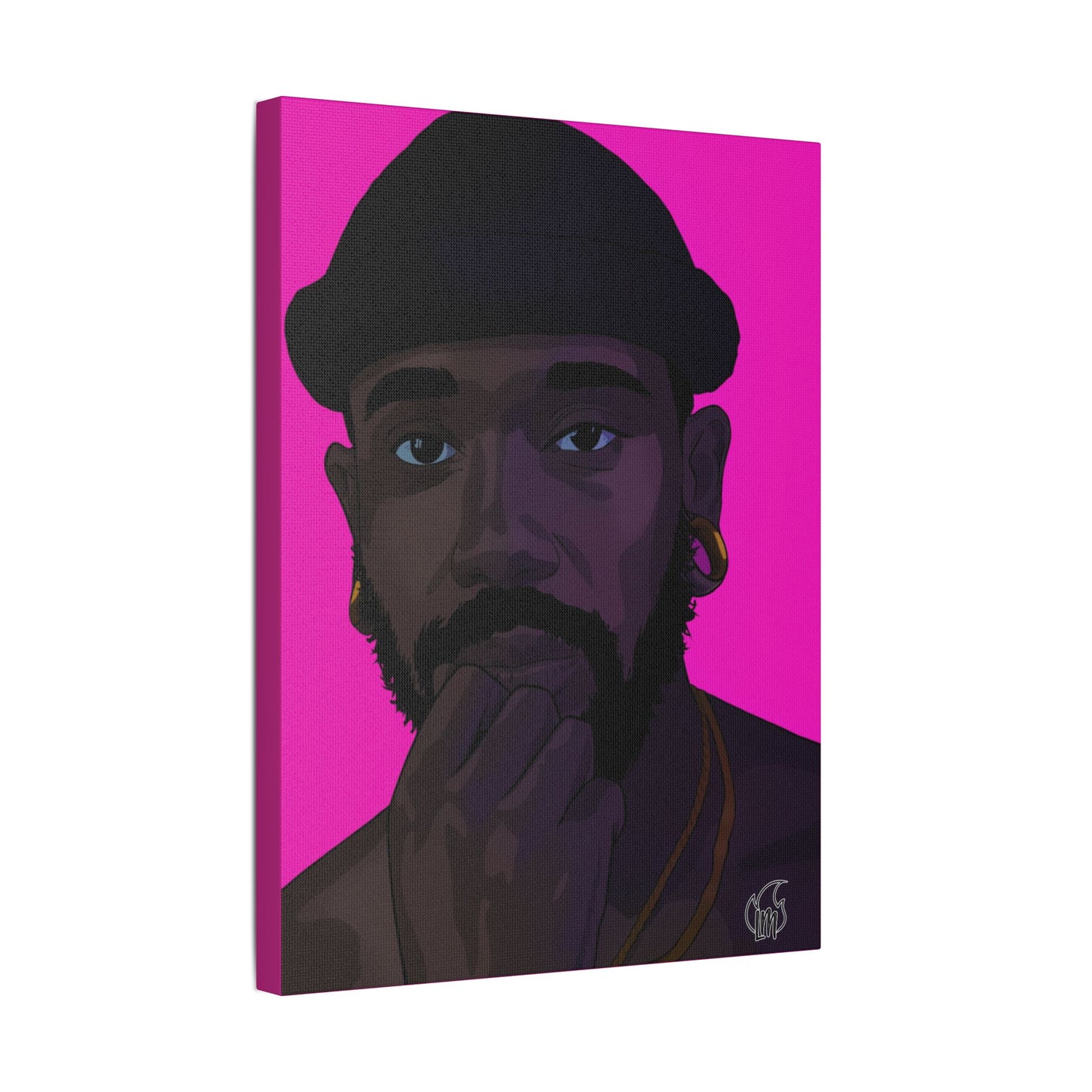 Markus Prime Portrait Satin Canvas, Stretched
