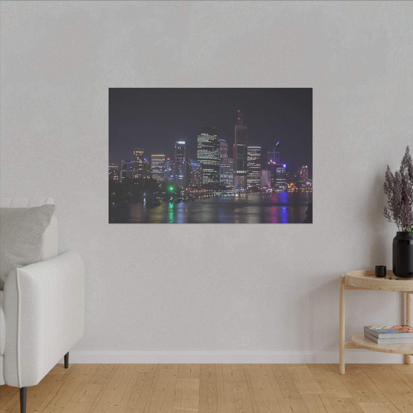 Kangaroo Point Cliffs, Brisbane Matte Canvas, Stretched, 0.75" Wall Art
