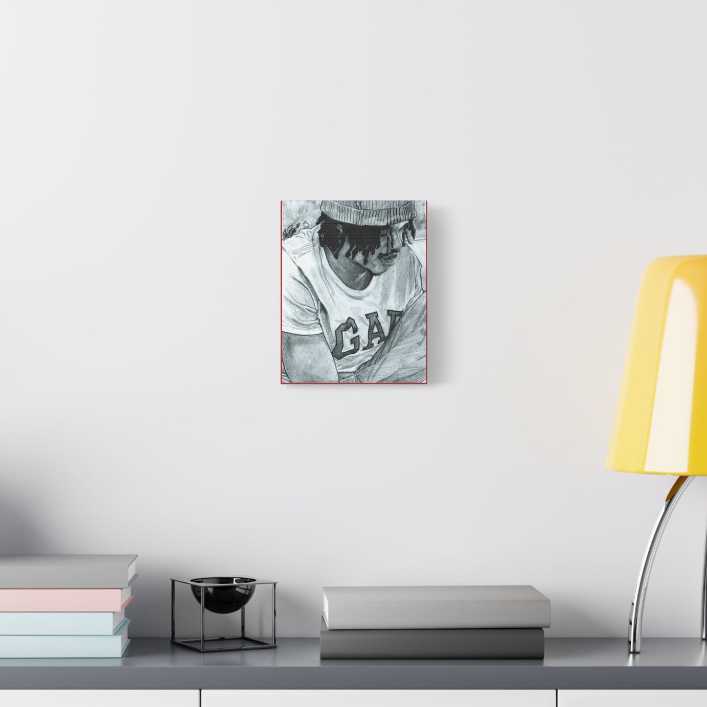 Rico the GIANT Portrait on Satin Canvas, Stretched