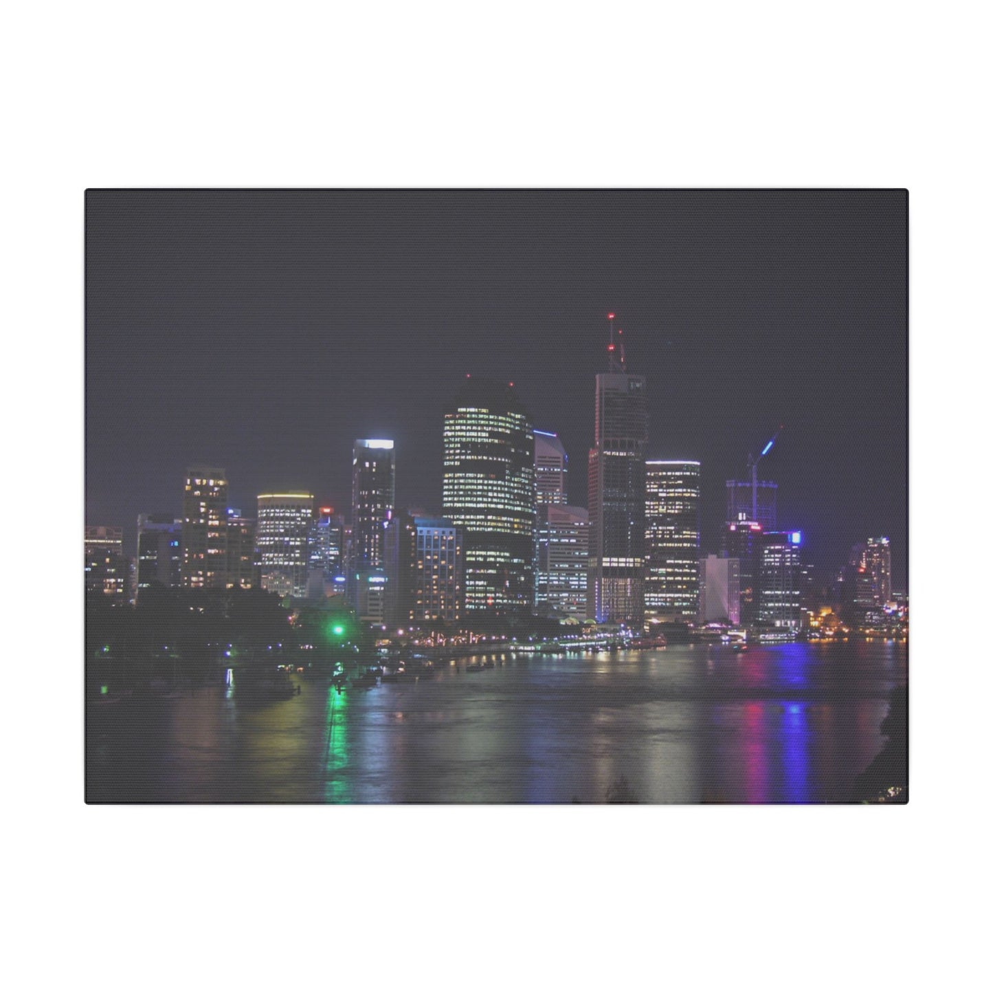 Kangaroo Point Cliffs, Brisbane Matte Canvas, Stretched, 0.75" Wall Art