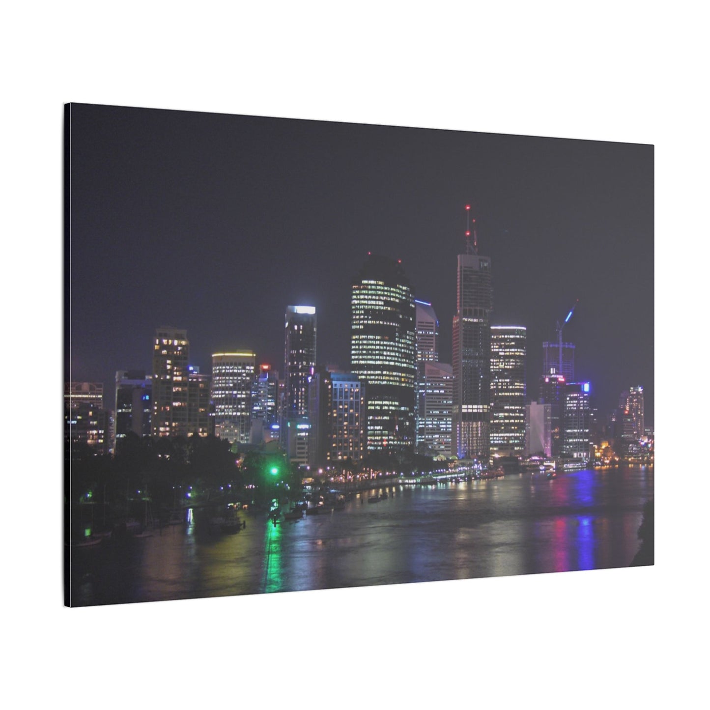 Kangaroo Point Cliffs, Brisbane Matte Canvas, Stretched, 0.75" Wall Art
