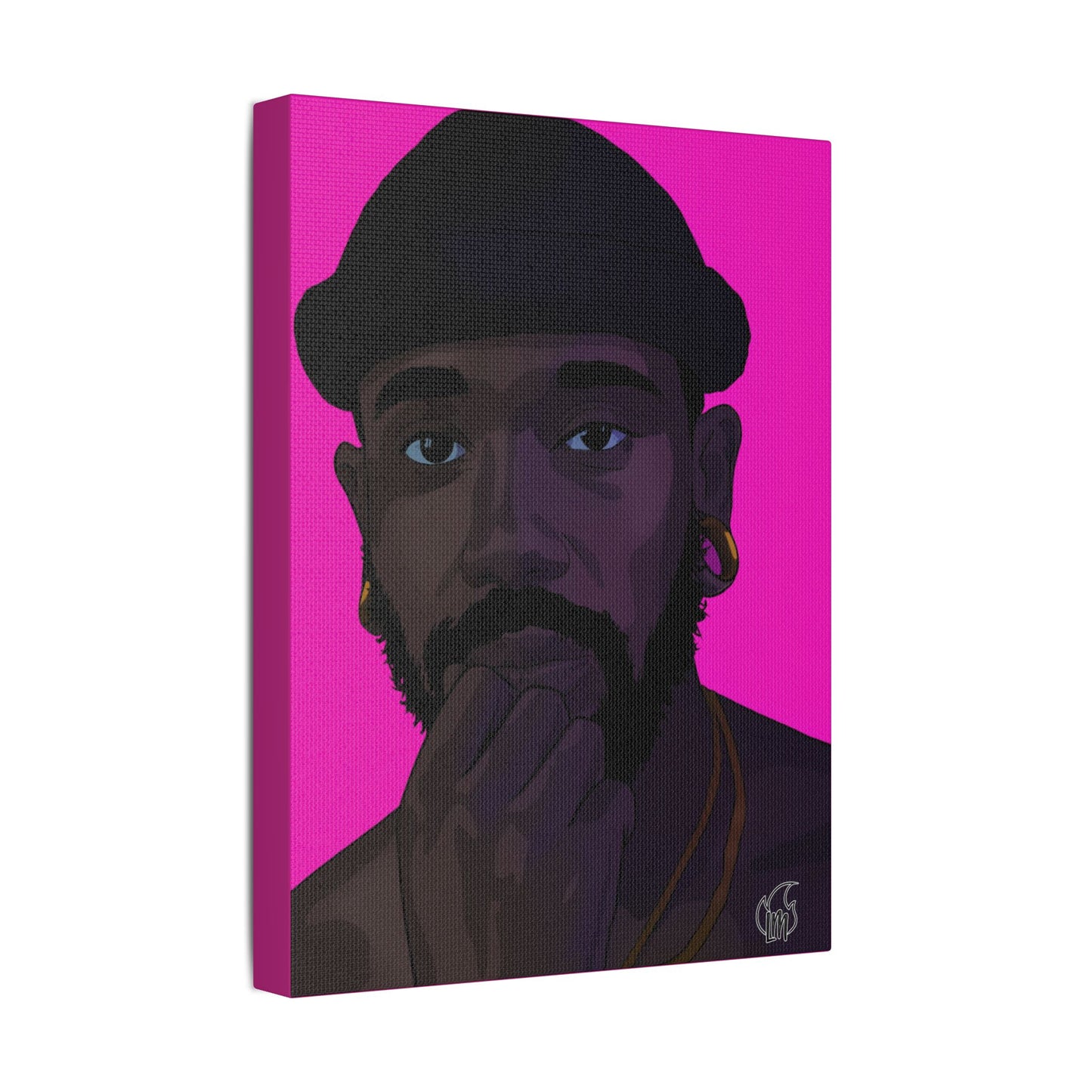 Markus Prime Portrait Satin Canvas, Stretched