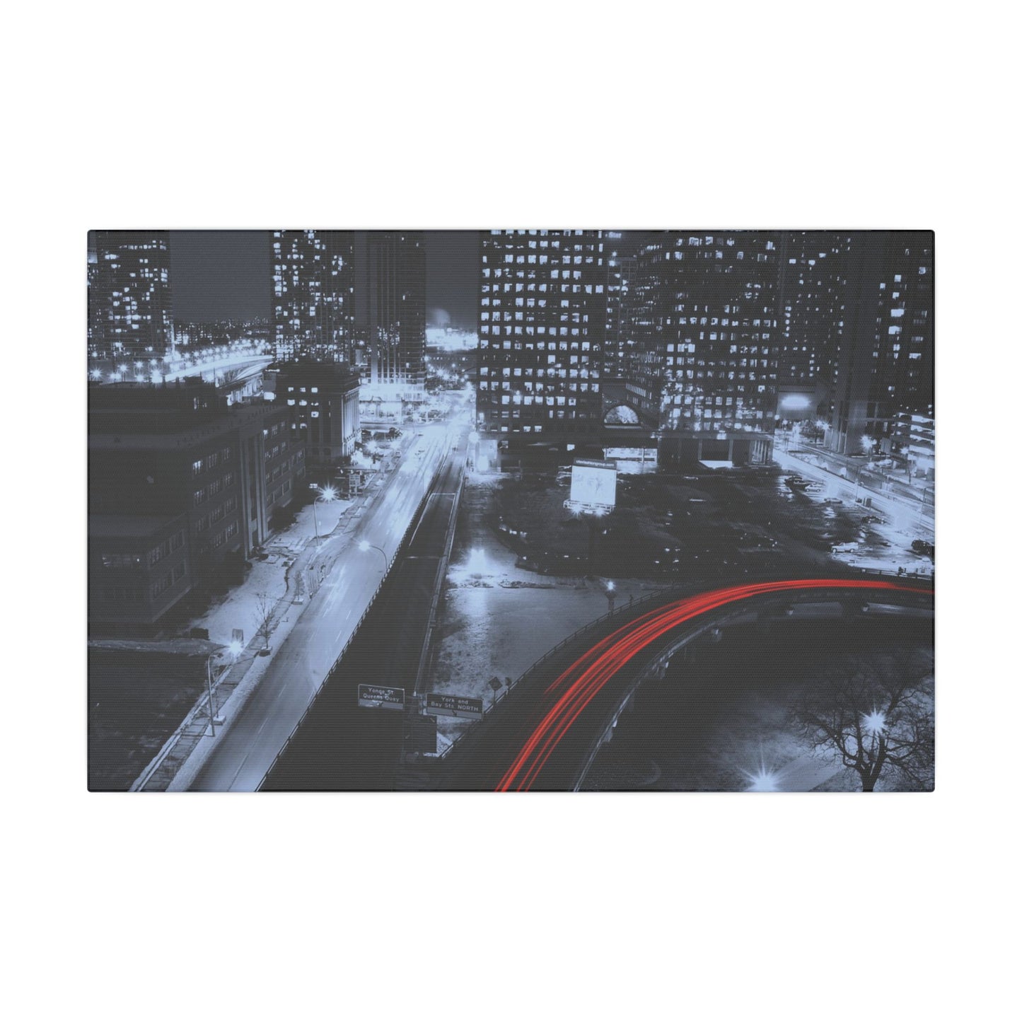 Toronto Nights Matte Canvas, Stretched, 0.75" Wall Art