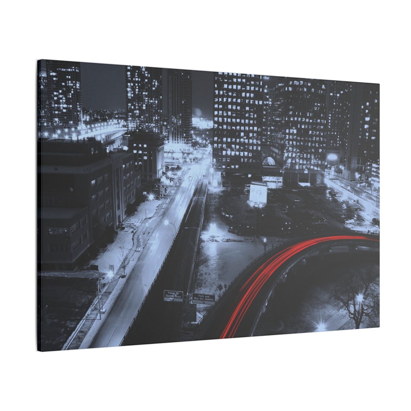 Toronto Nights Matte Canvas, Stretched, 0.75" Wall Art