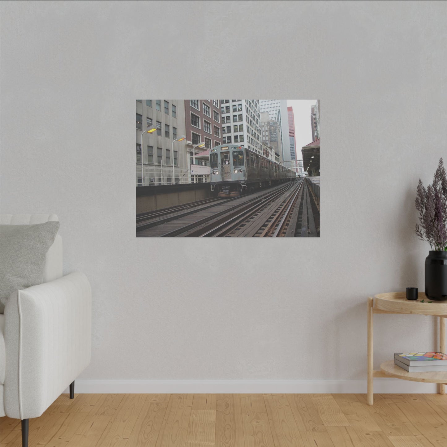 City Transit Matte Canvas, Stretched, 0.75" Wall Art