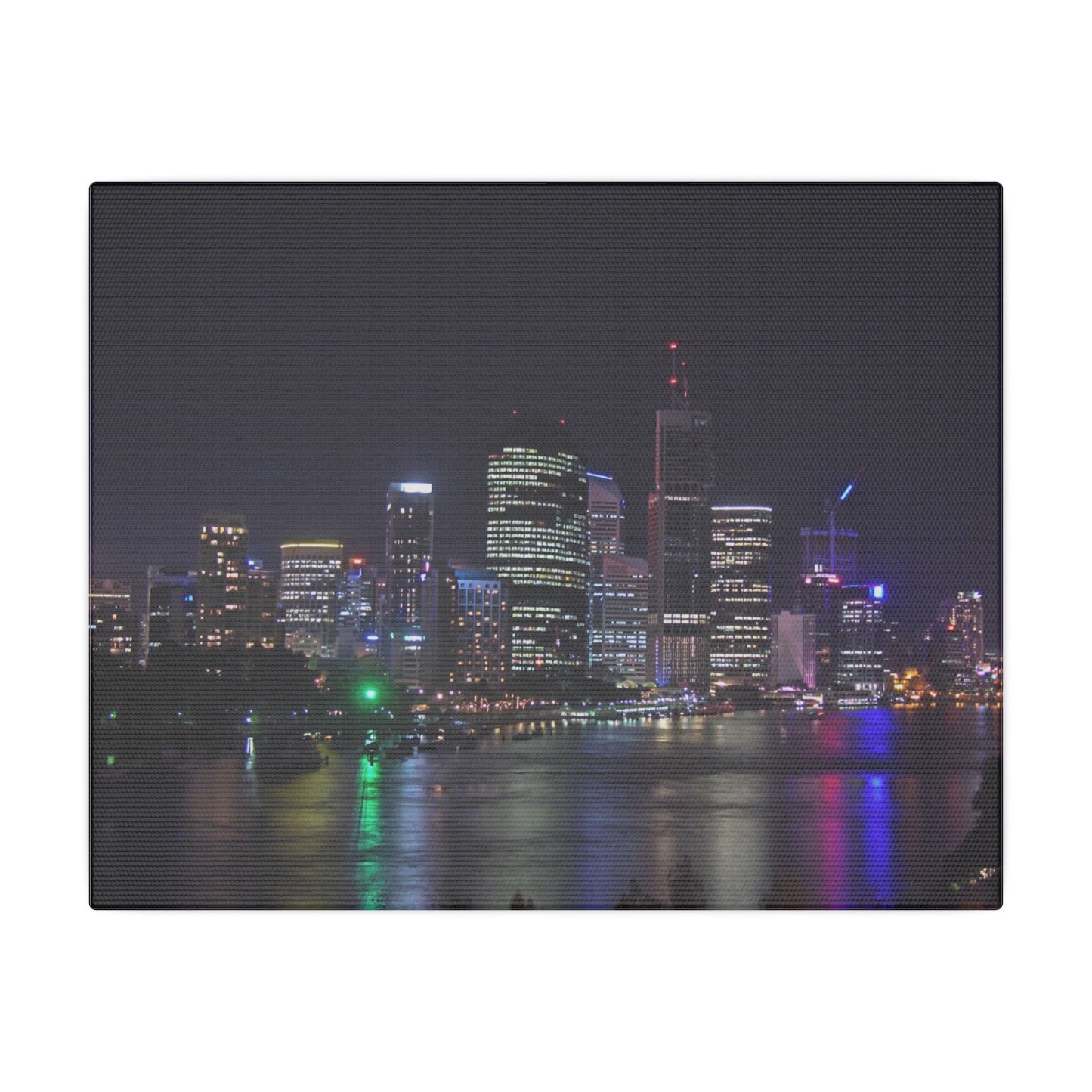 Kangaroo Point Cliffs, Brisbane Matte Canvas, Stretched, 0.75" Wall Art