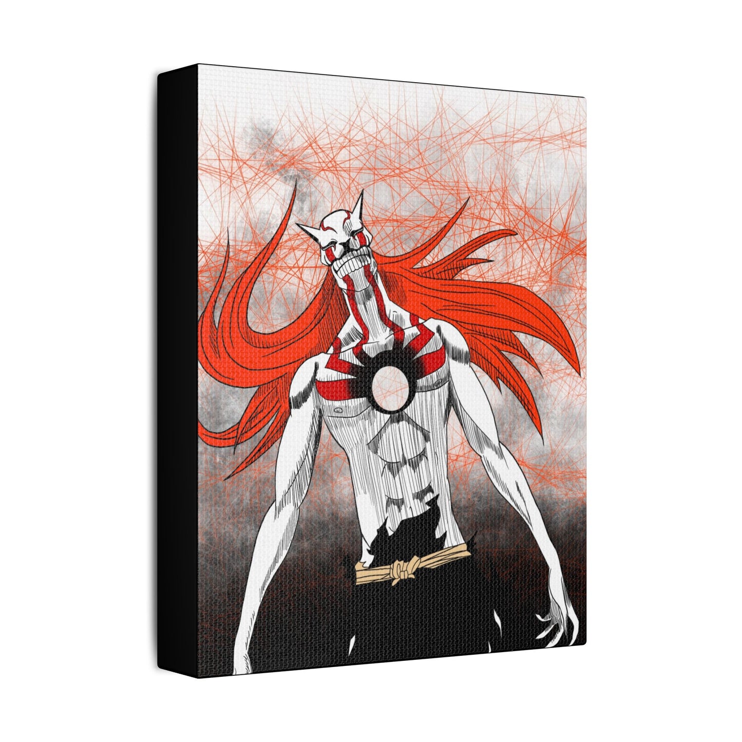 Bleach Anime, Hollow Reaper on Satin Canvas, Stretched