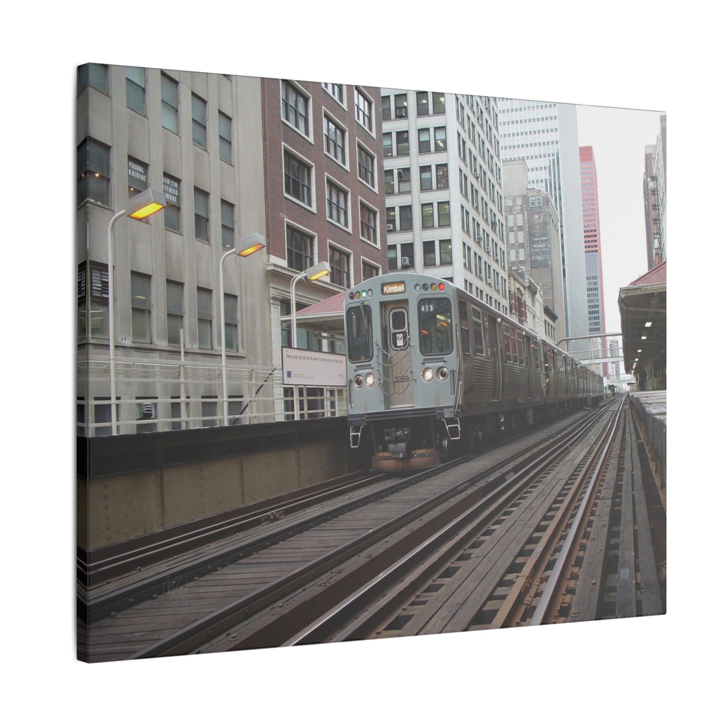 City Transit Matte Canvas, Stretched, 0.75" Wall Art