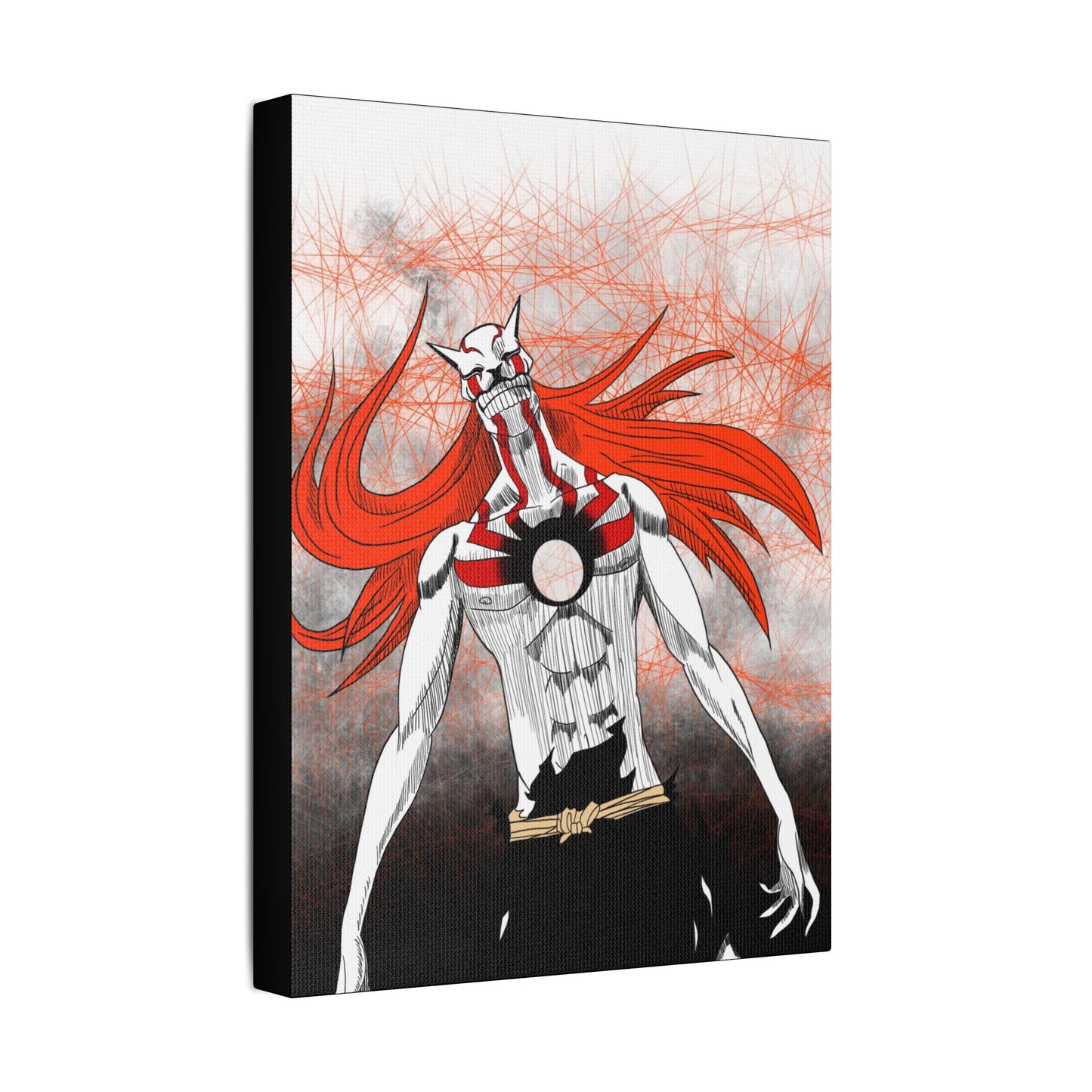 Bleach Anime, Hollow Reaper on Satin Canvas, Stretched