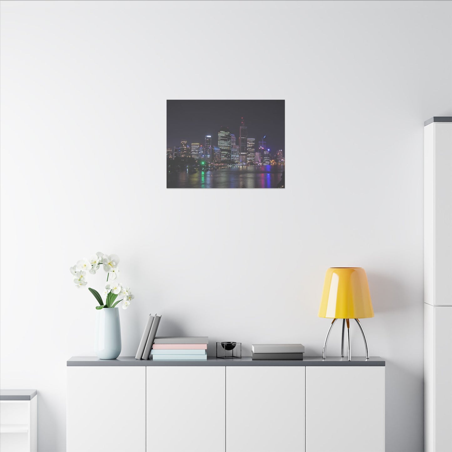 Kangaroo Point Cliffs, Brisbane Matte Canvas, Stretched, 0.75" Wall Art