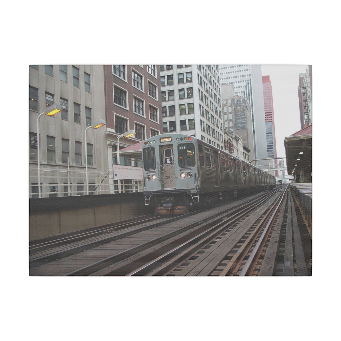 City Transit Matte Canvas, Stretched, 0.75" Wall Art