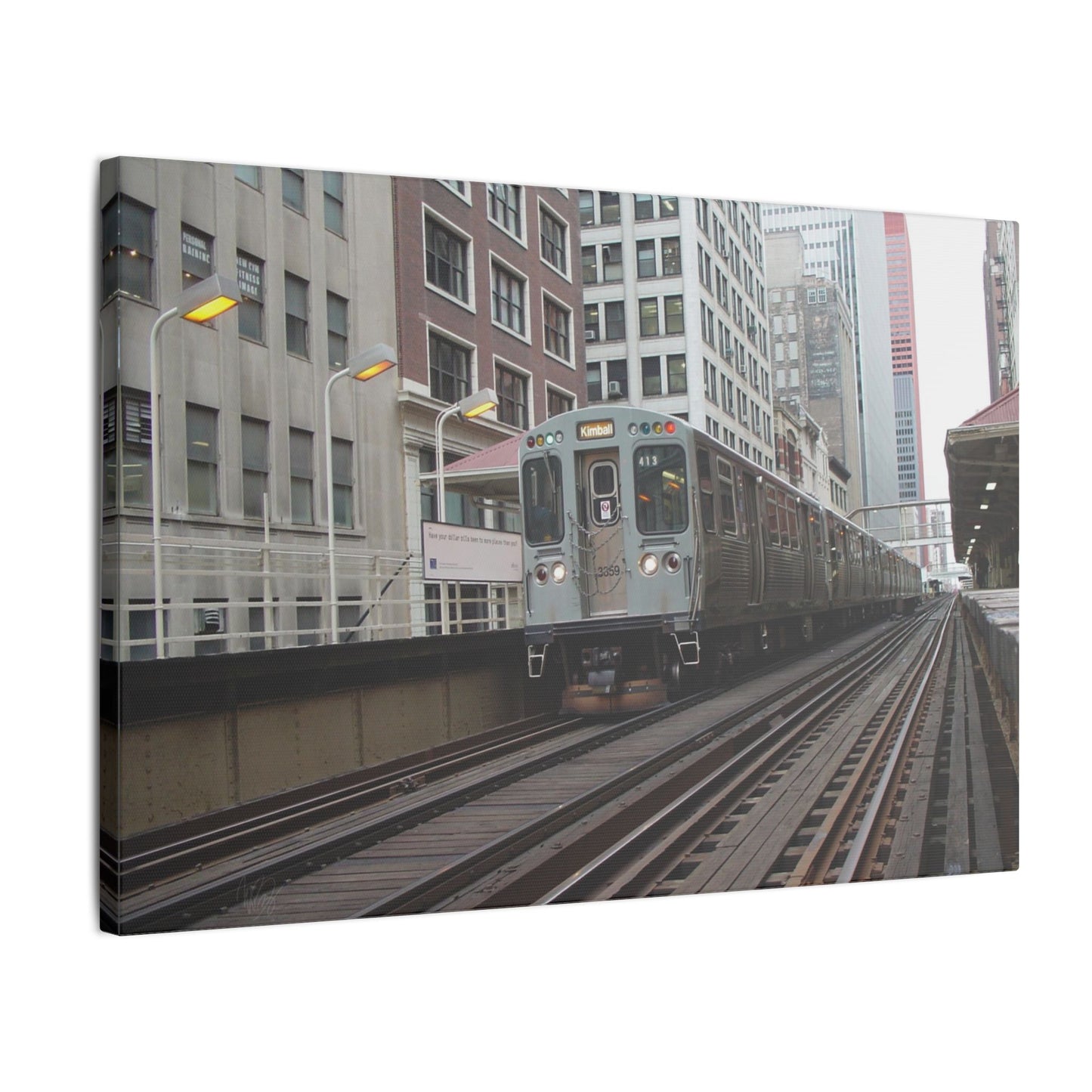 City Transit Matte Canvas, Stretched, 0.75" Wall Art