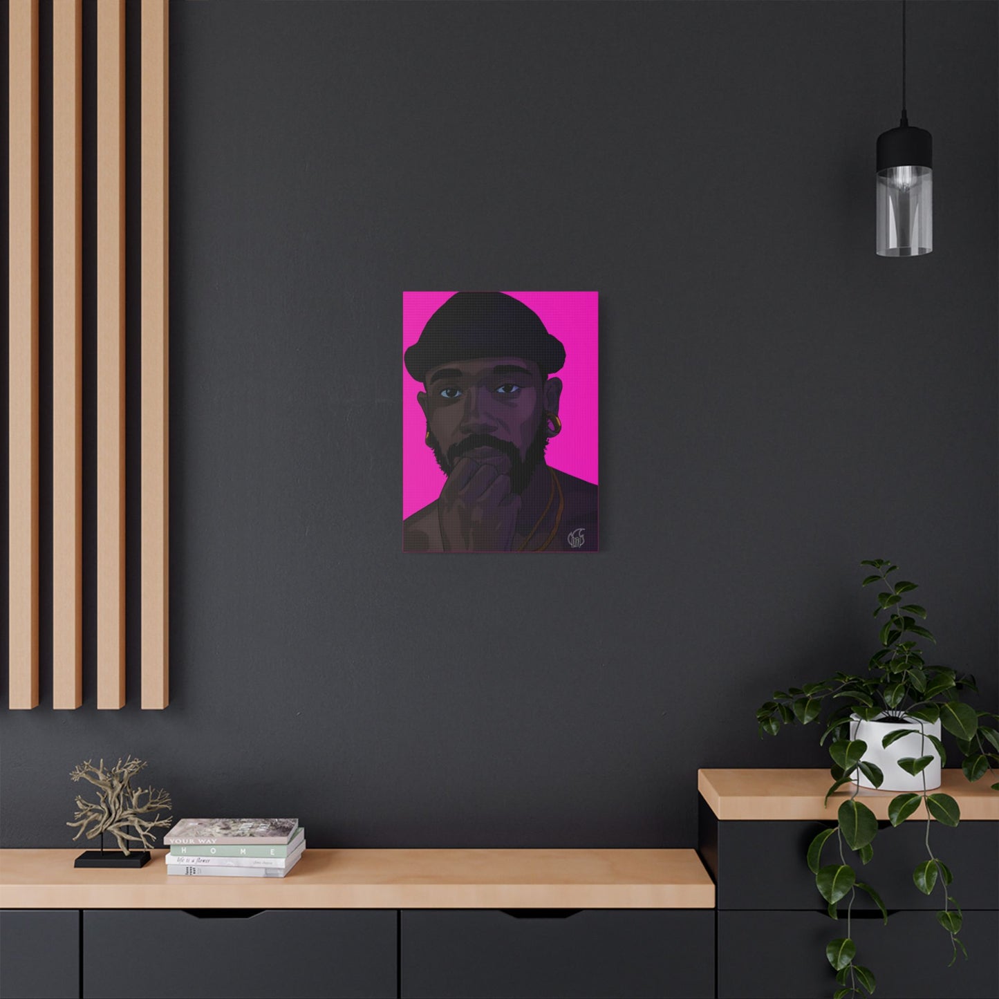 Markus Prime Portrait Satin Canvas, Stretched
