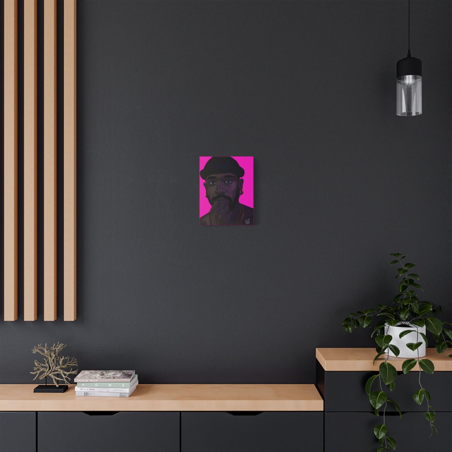 Markus Prime Portrait Satin Canvas, Stretched