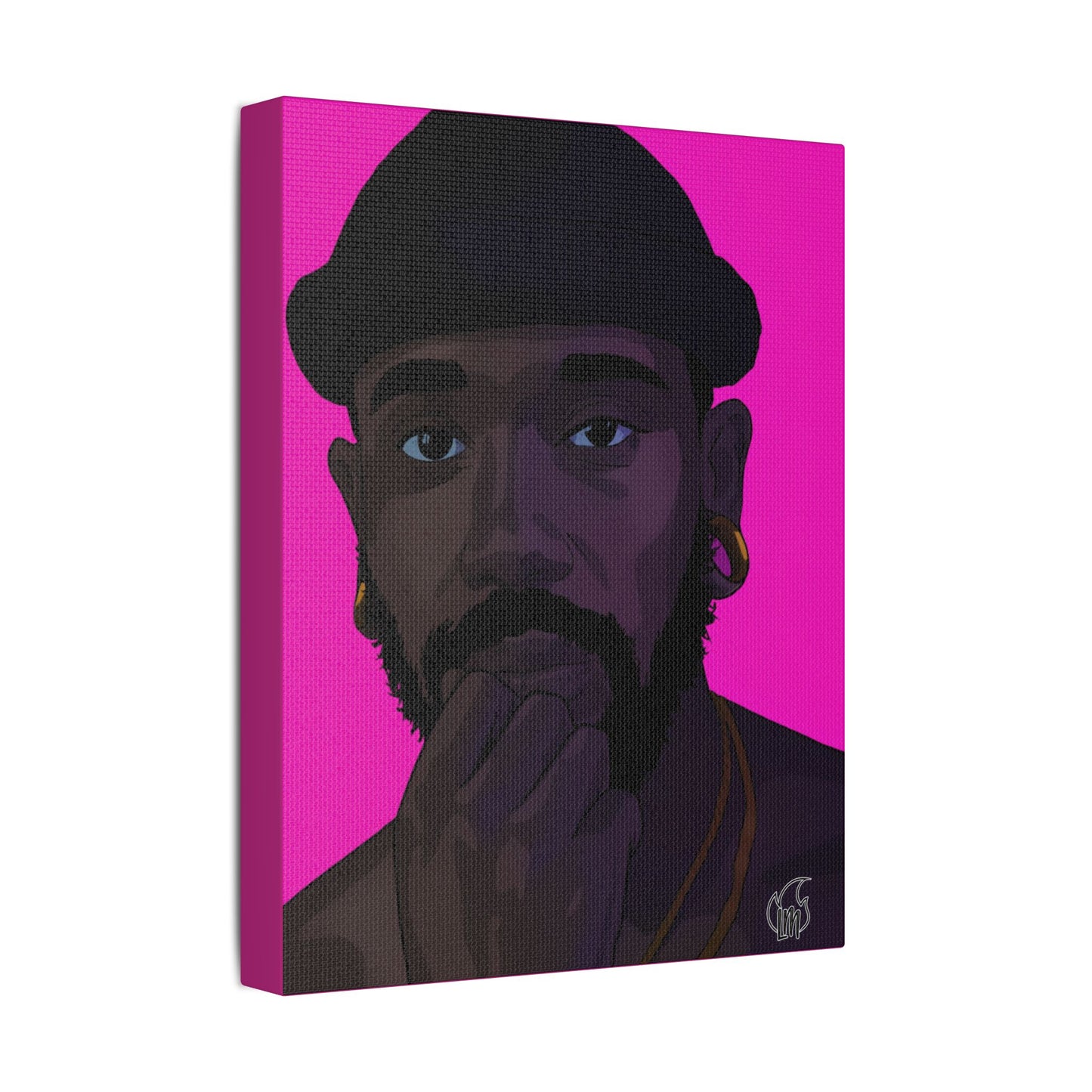 Markus Prime Portrait Satin Canvas, Stretched
