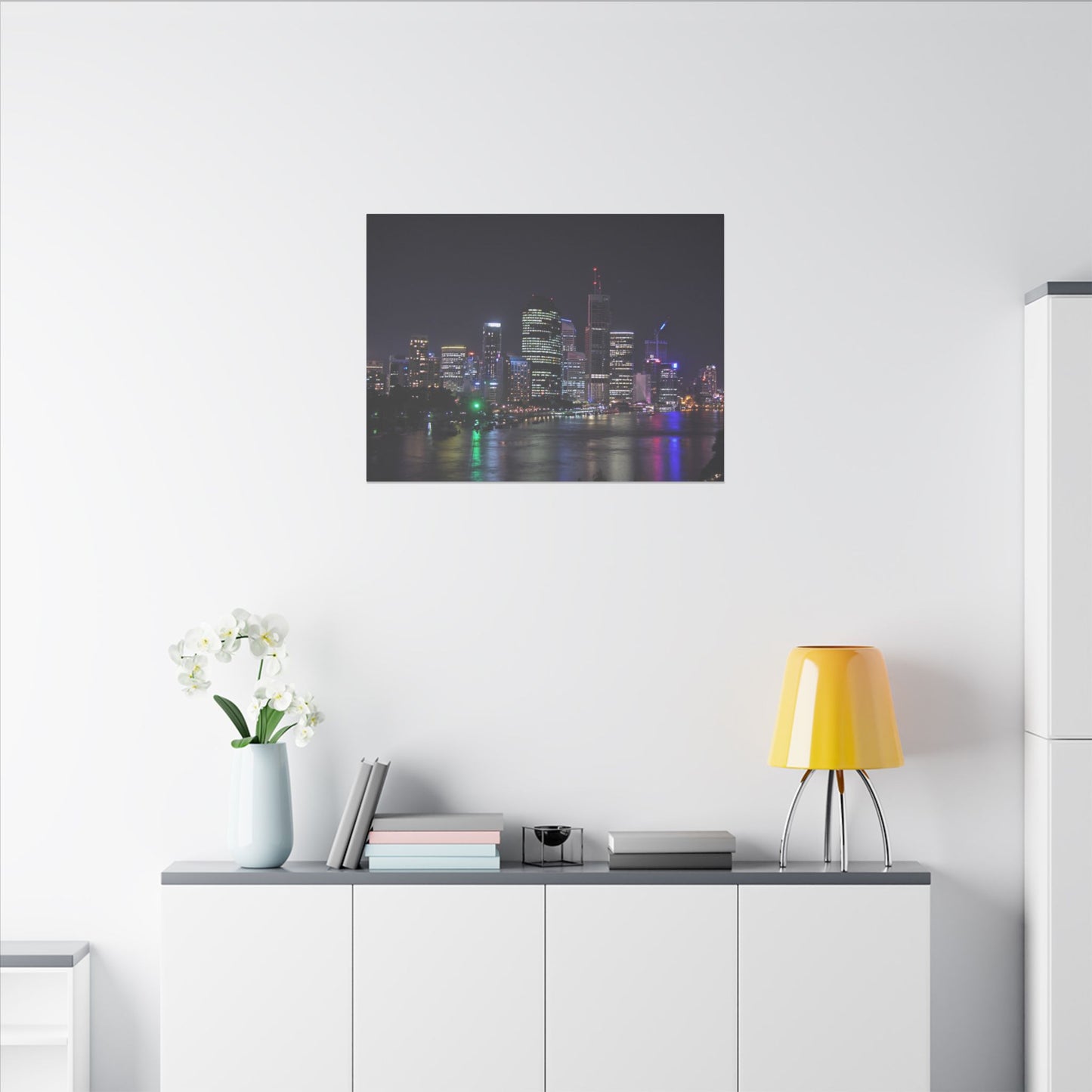 Kangaroo Point Cliffs, Brisbane Matte Canvas, Stretched, 0.75" Wall Art