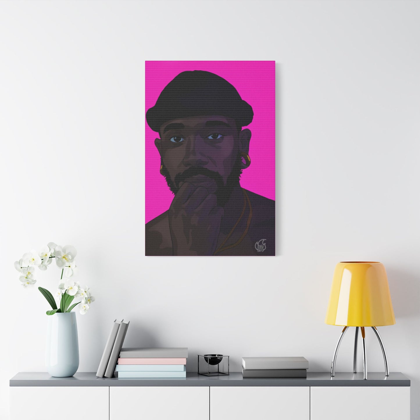 Markus Prime Portrait Satin Canvas, Stretched