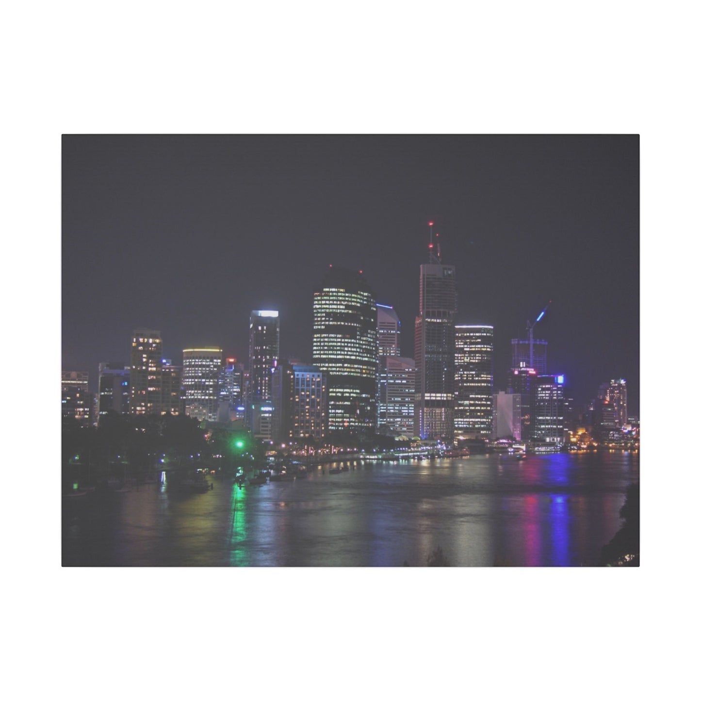 Kangaroo Point Cliffs, Brisbane Matte Canvas, Stretched, 0.75" Wall Art