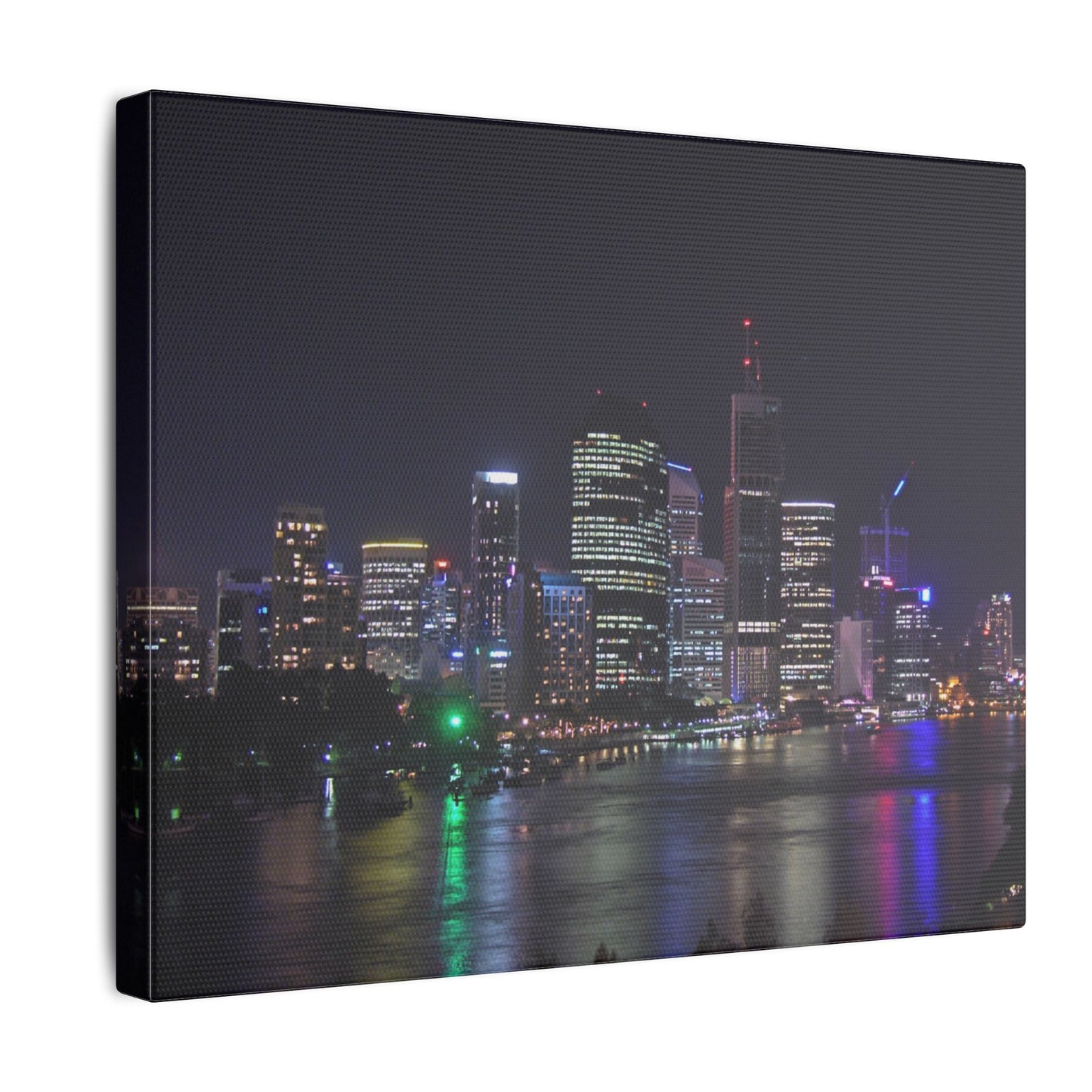 Kangaroo Point Cliffs, Brisbane Matte Canvas, Stretched, 0.75" Wall Art