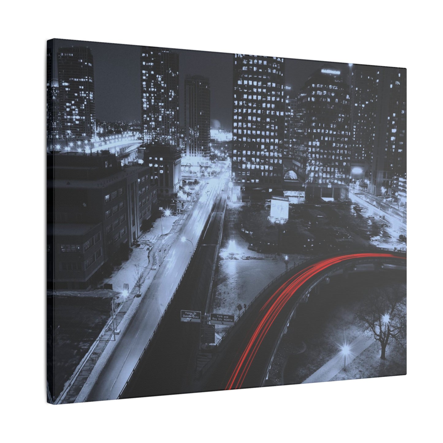 Toronto Nights Matte Canvas, Stretched, 0.75" Wall Art
