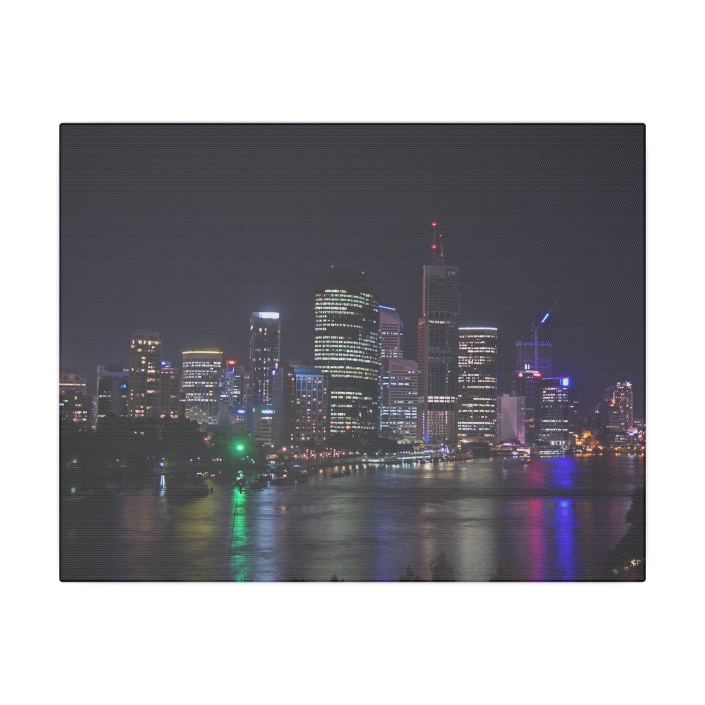 Kangaroo Point Cliffs, Brisbane Matte Canvas, Stretched, 0.75" Wall Art